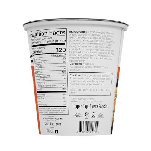 12 PACK Vegan Roasted Chicken Ramen Cup Noodles U65440