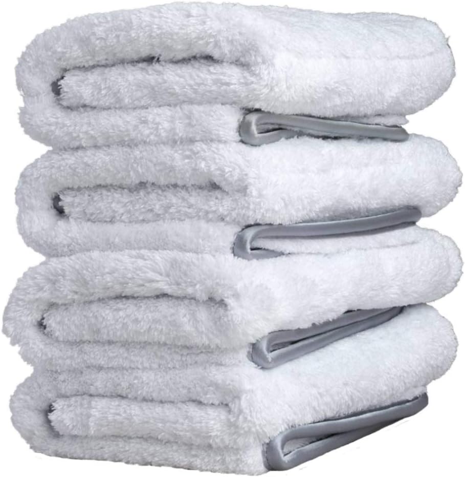 6 Pack Microfiber Polishing Towel with Satin Edge L815