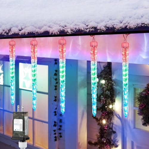Blue 30ft 30 Tube 720 LED Meteor Shower Icicle Lights D18605