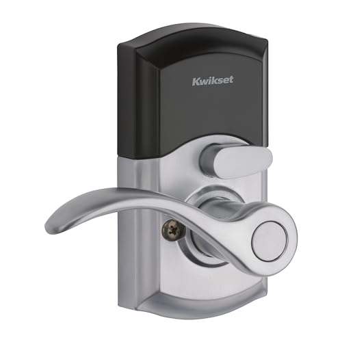 Satin Nickel Electronic Keyless Door Lock with Handle O842