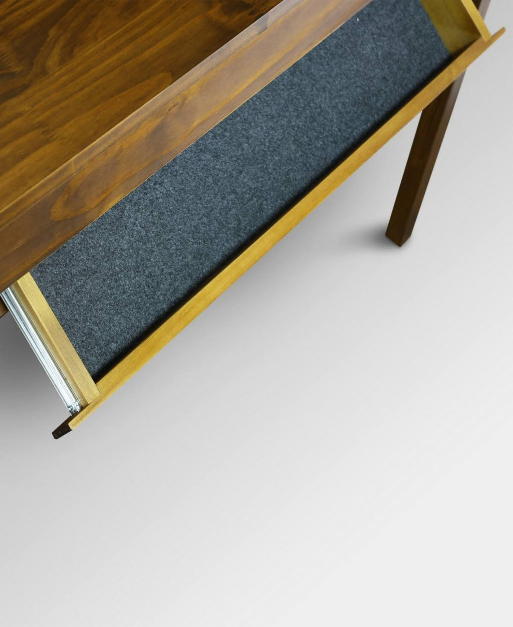 Warm Brown Console Table with Concealed Drawer Q496264