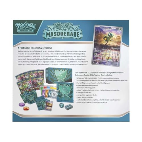 Teal Mask Ogerpon Pokemon TCG Elite Trainer Box U294574