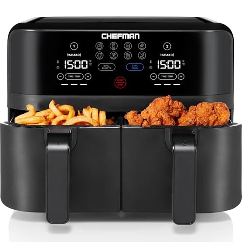 6 Quart Dual Basket Air Fryer A60382