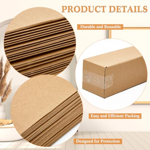30 Pcs Tall Corrugated Boxes 4x4x40 Inches V5273