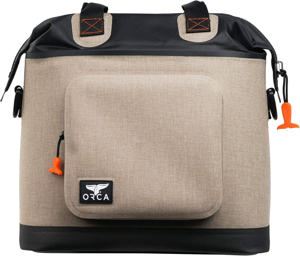 Tan Soft Side Tote Cooler Insulated Bag W17371