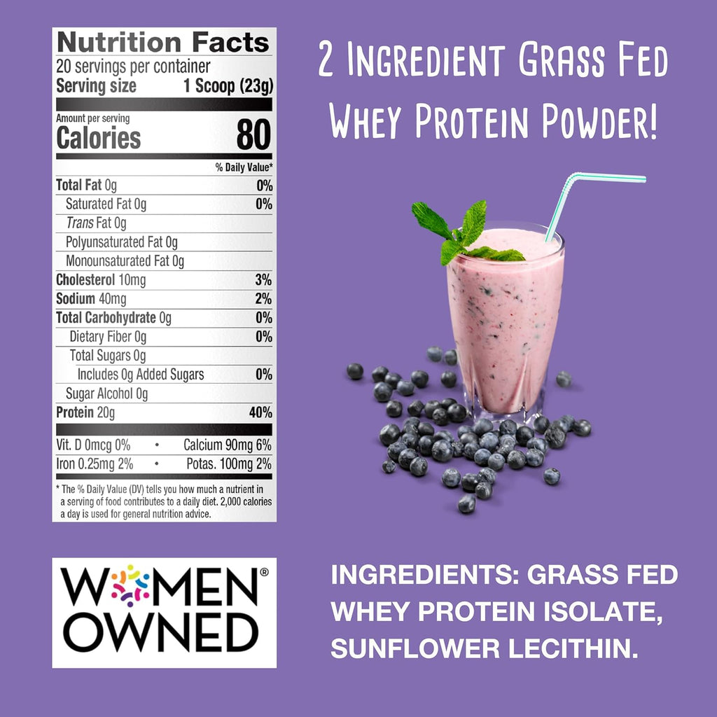 Unflavored Unsweetened Whey Protein Powder 1LBS K139
