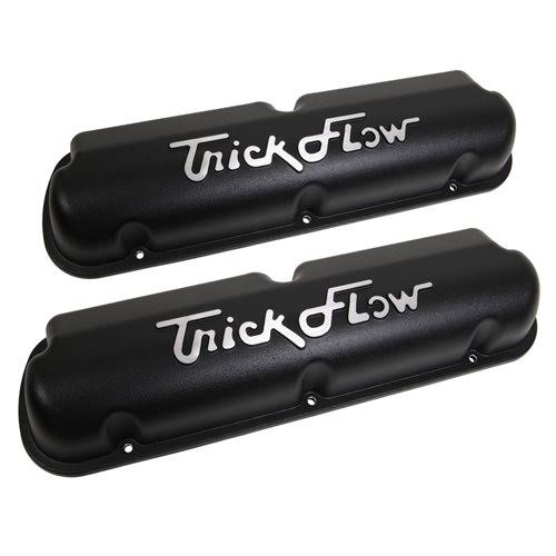 Black Cast Aluminum Valve Covers F4124