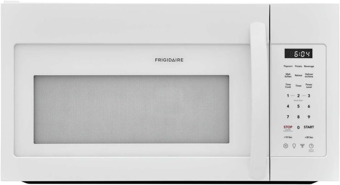 30 Inch Wide 1.8 Cu. Ft. 1500 Watt Over the Range Microwave White A185