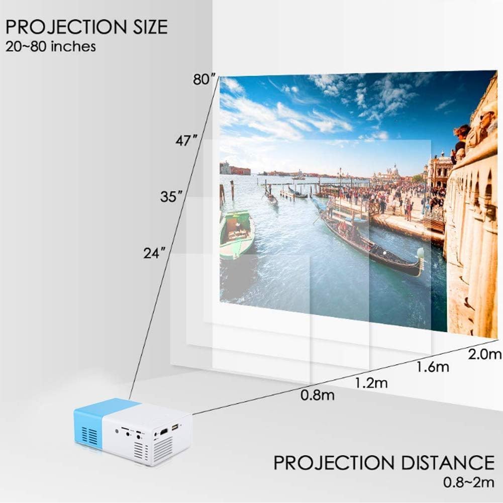 1080P HD Portable LED Mini Projector N409343