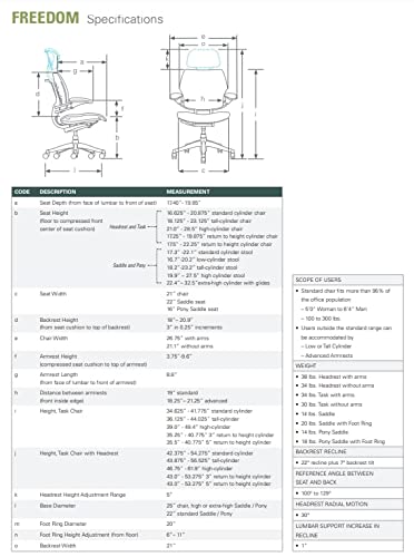 Black Polished Aluminum Ergonomic Office Chair with Headrest M3472