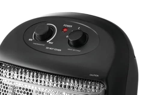 Black Quartz Electric Tower Space Heater N85672