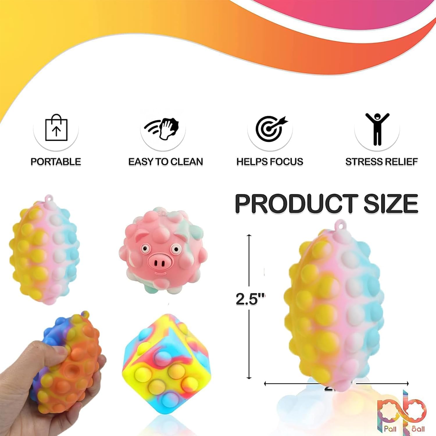 105 Pcs Pop Party Favors A95548