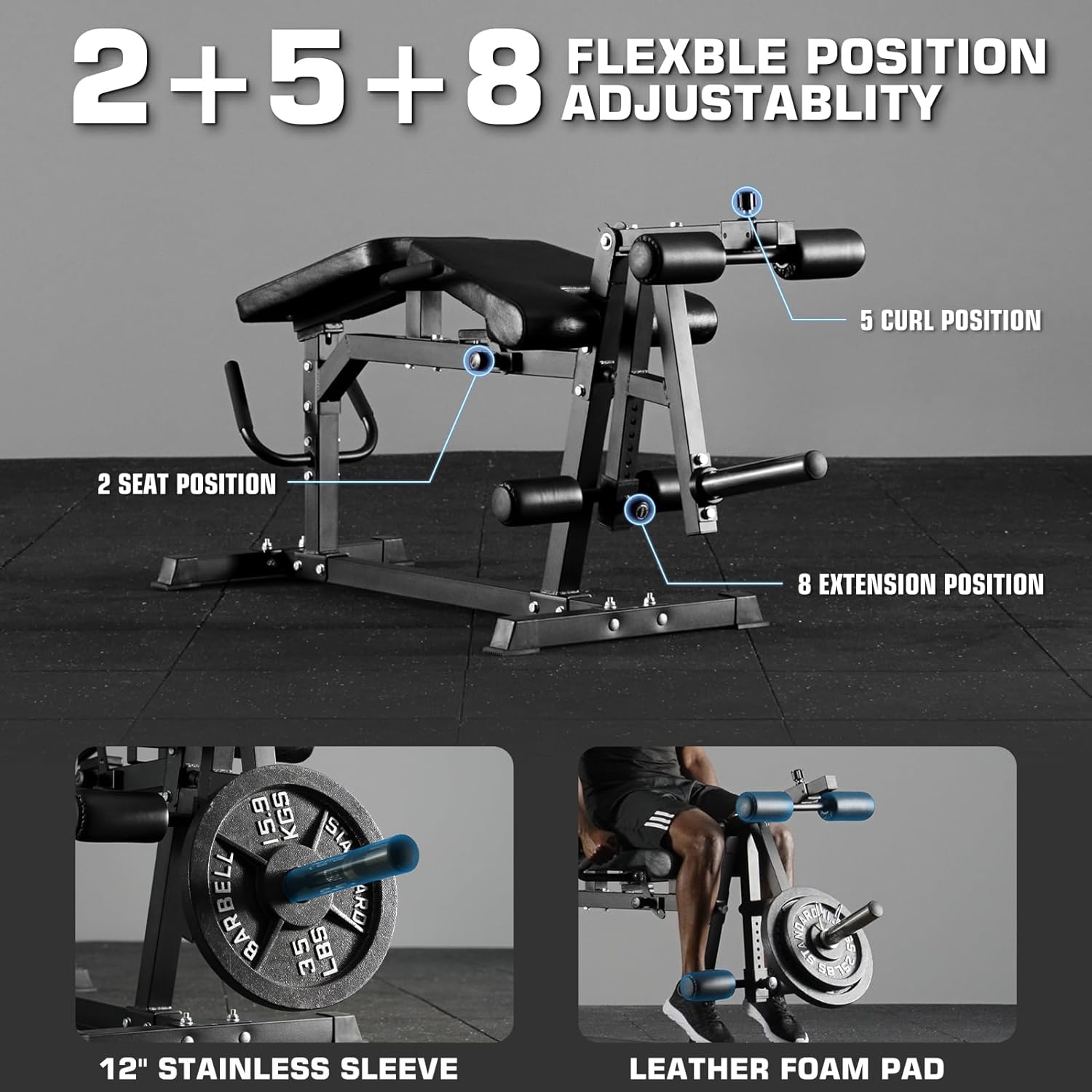 Leg Extension and Leg Curl Machine K544