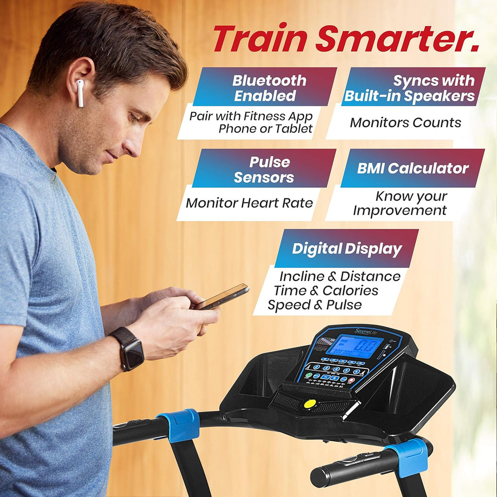 Slim Folding Electric 2.5 HP Treadmill S969707