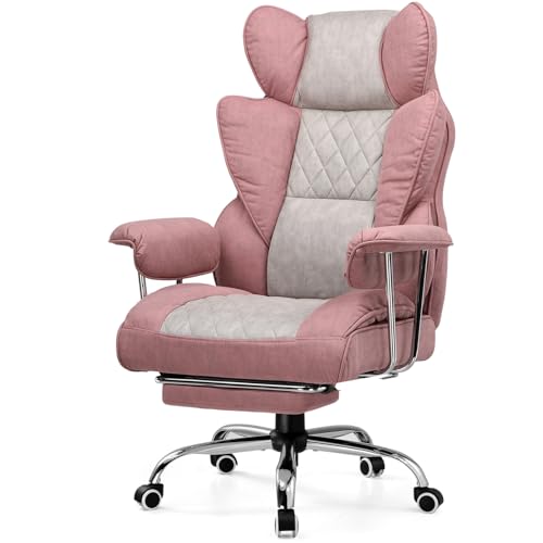 Black PU Leather Gaming Chair with Footrest I463081