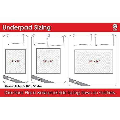 Pack of 4 Large Bed Pads 34 x L8862