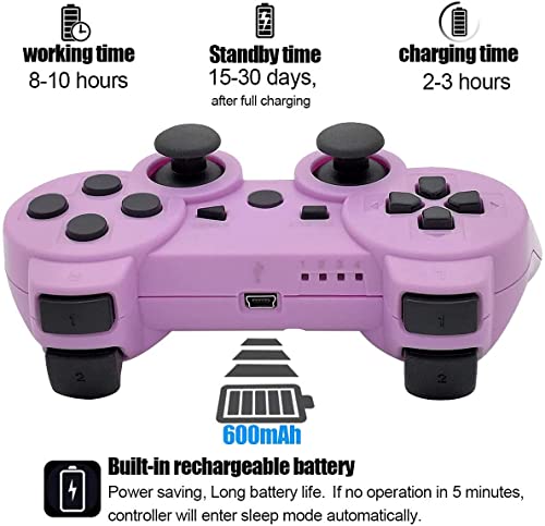 2 Pack Wireless Bluetooth Controller for PS3 P3589