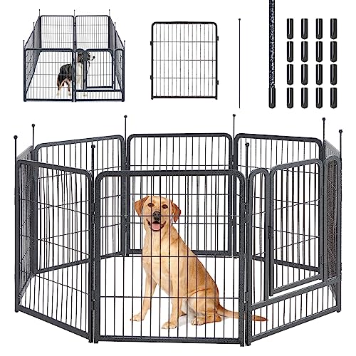 32" Height 16 Panels Foldable Dog Playpen X25186