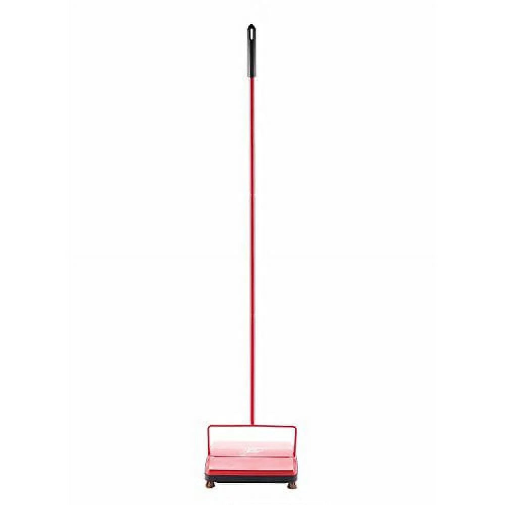 Electrostatic Carpet & Floor Sweeper - 9" Cleaning Path - Lightweight - Red Z13559