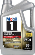 Extended Performance High Mileage 0W-20 5QT Gray Pack of 2 J53591