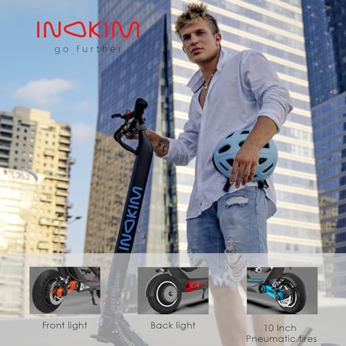 Electric Scooter, 40 MPH, 2x1000W Motor, 68 Miles Range, 10" Air Filled Tires, Foldable D90390