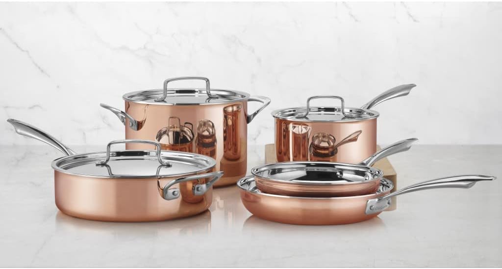 Copper Collection Cookware Set V483