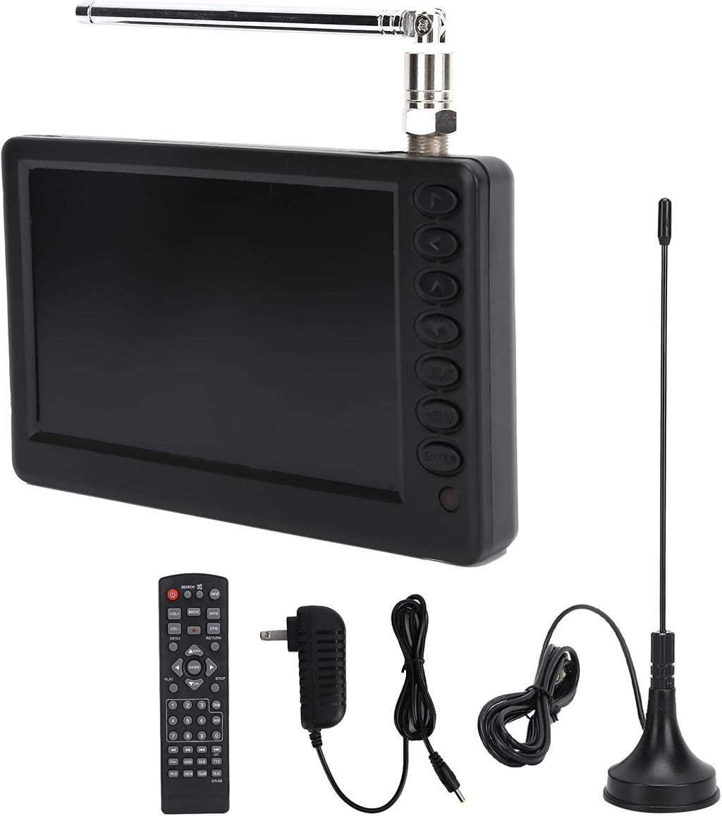 5 Inch 1080P Portable Digital TV with Antenna and Rechargeable Battery A4186