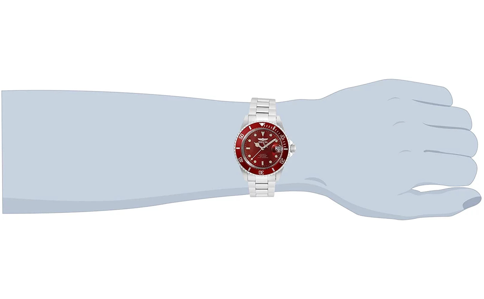 Automatic Red Dial Men's Watch N367943