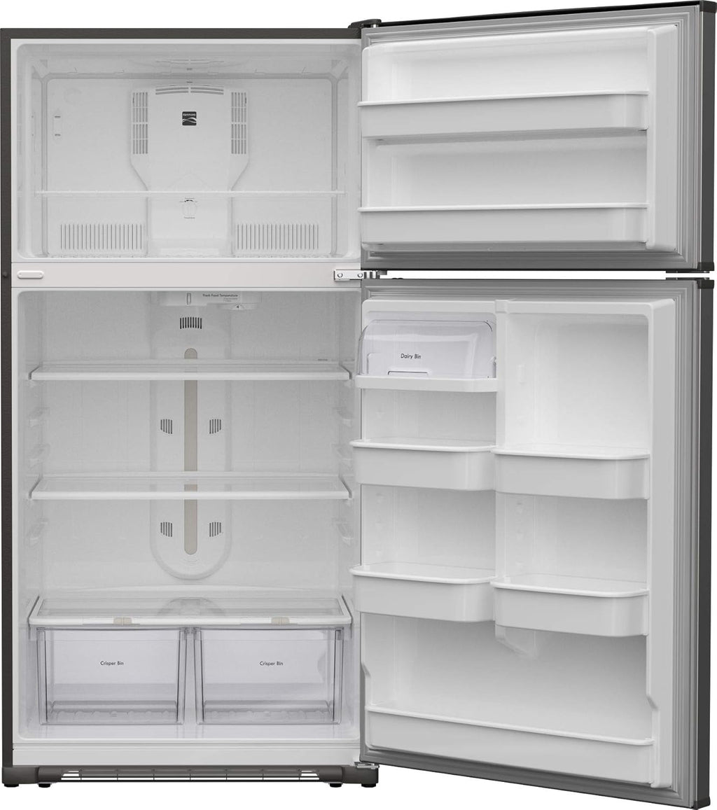 33" Top-Freezer Refrigerator with 21 Cubic Ft. Total Capacity, Stainless Steel G6919