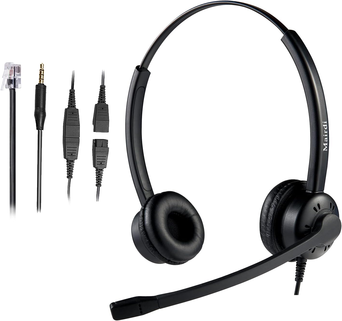 Binaural Telephone Headset with Noise Cancelling Microphone H933