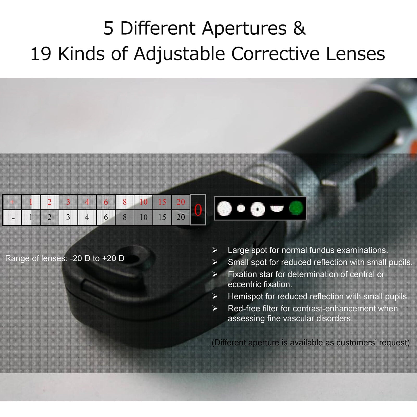 Portable Handheld Ophthalmoscope W708848