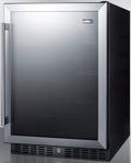Black Built-in All-Refrigerator with Glass Door V382941