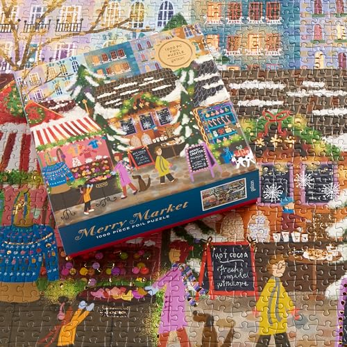 500 Pieces Winter Lights Foil Jigsaw Puzzle H175075