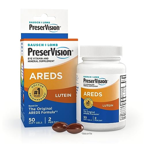 120 Count Eye Vitamin & Mineral Supplement Soft Gels S932