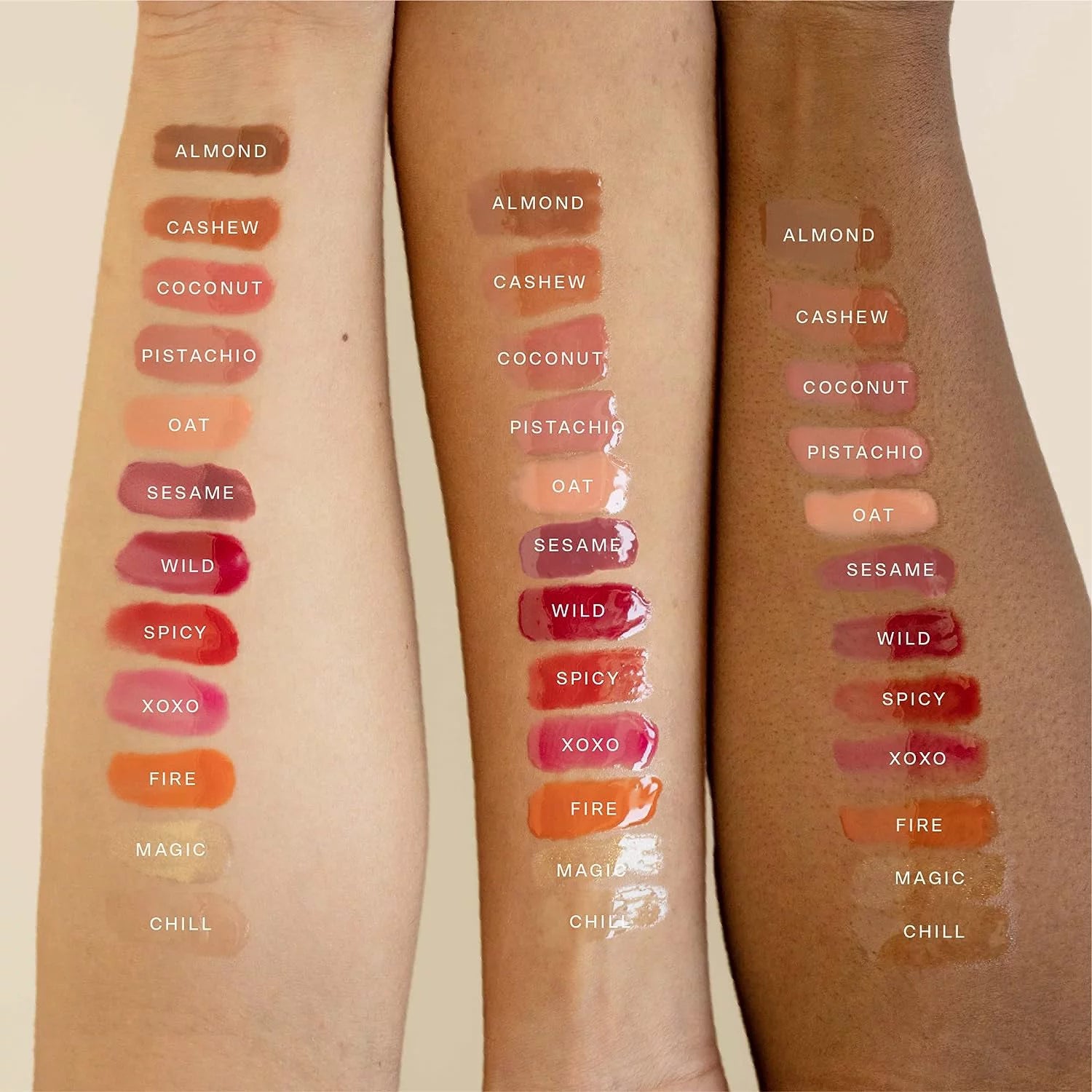Milky Nude Pink Non-Sticky Vegan Lip Gloss Q55785