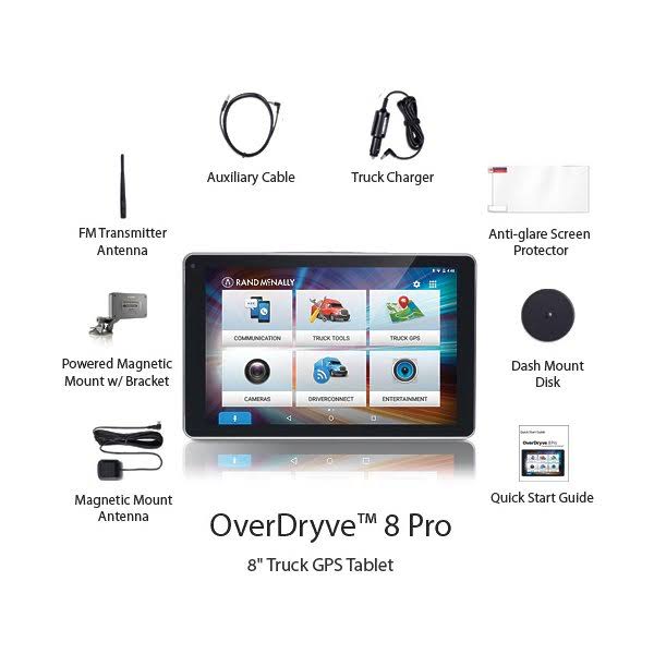 8-Inch GPS Tablet with Built-In Dashcam K851