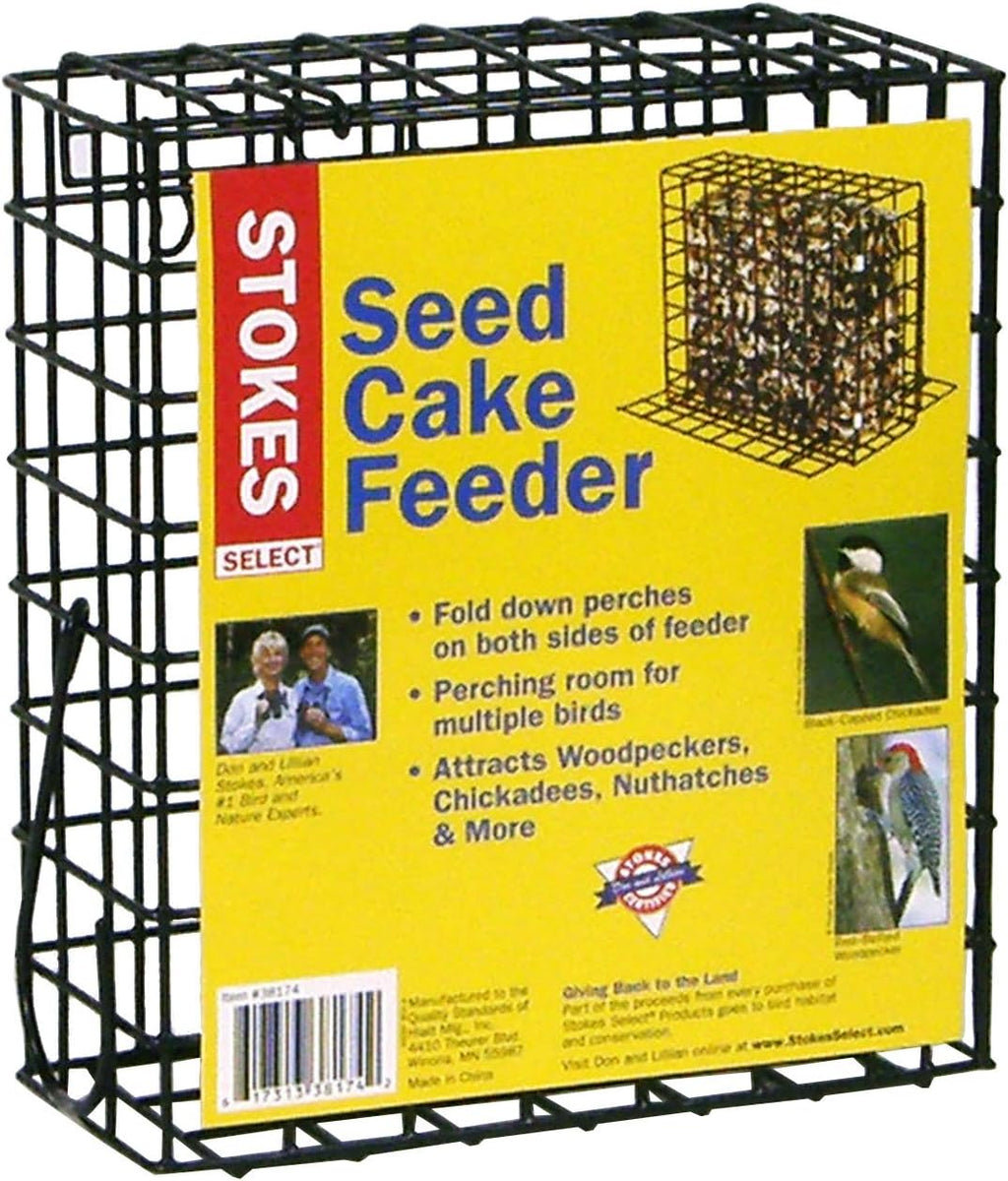 Seed Cake Bird Feeder with Perches, One Cake Capacity H586