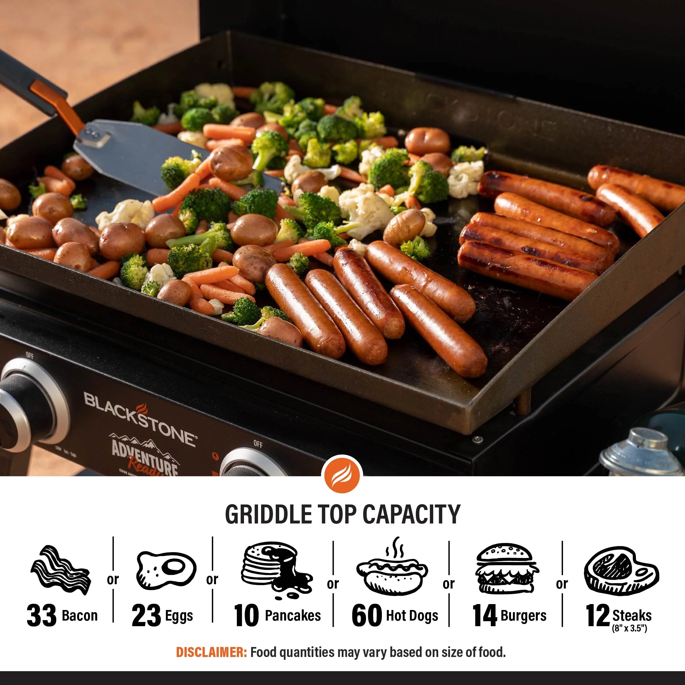 22 Propane Griddle with Stand and Adapter Hose G581