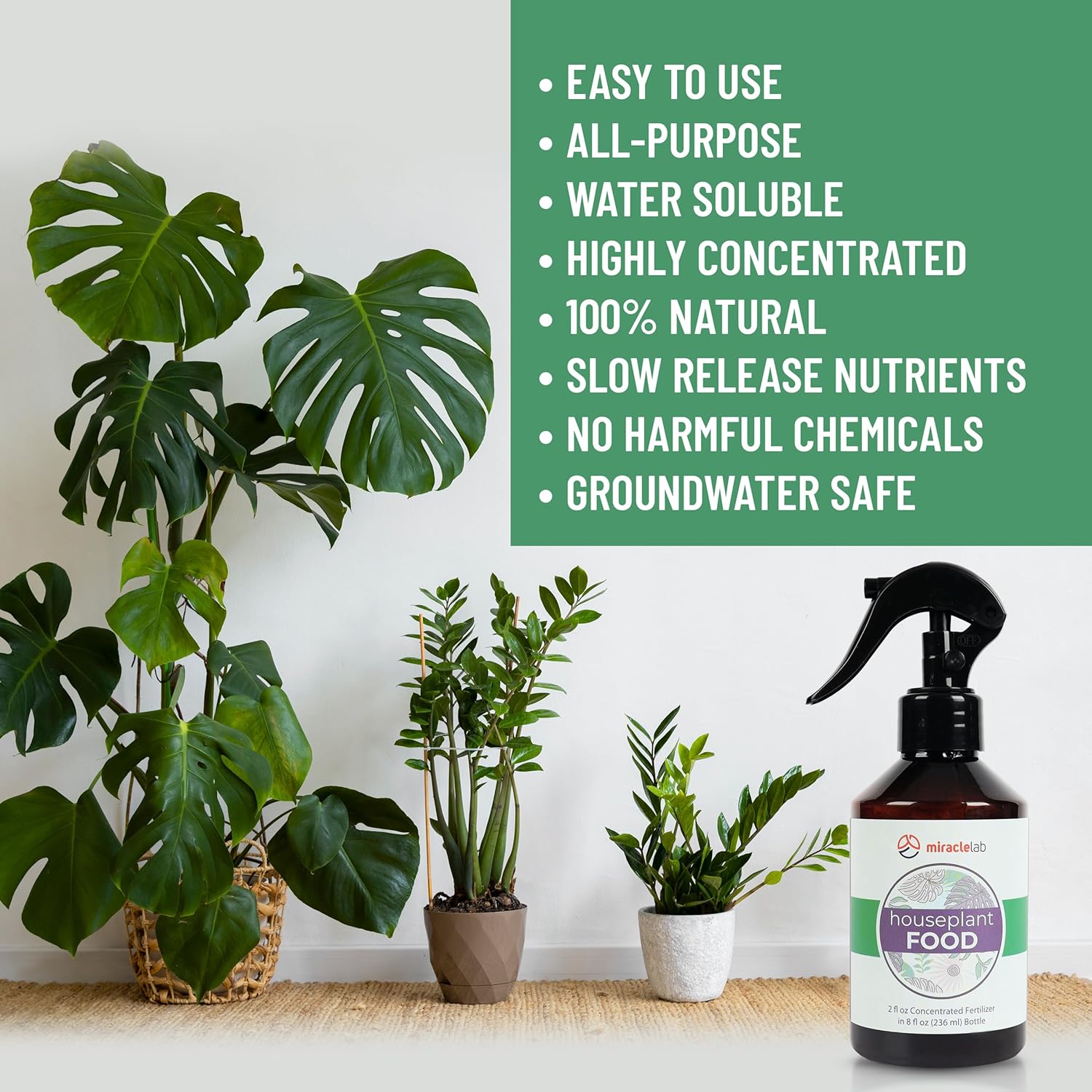 2 oz Concentrated All Purpose Indoor Plant Food J5944
