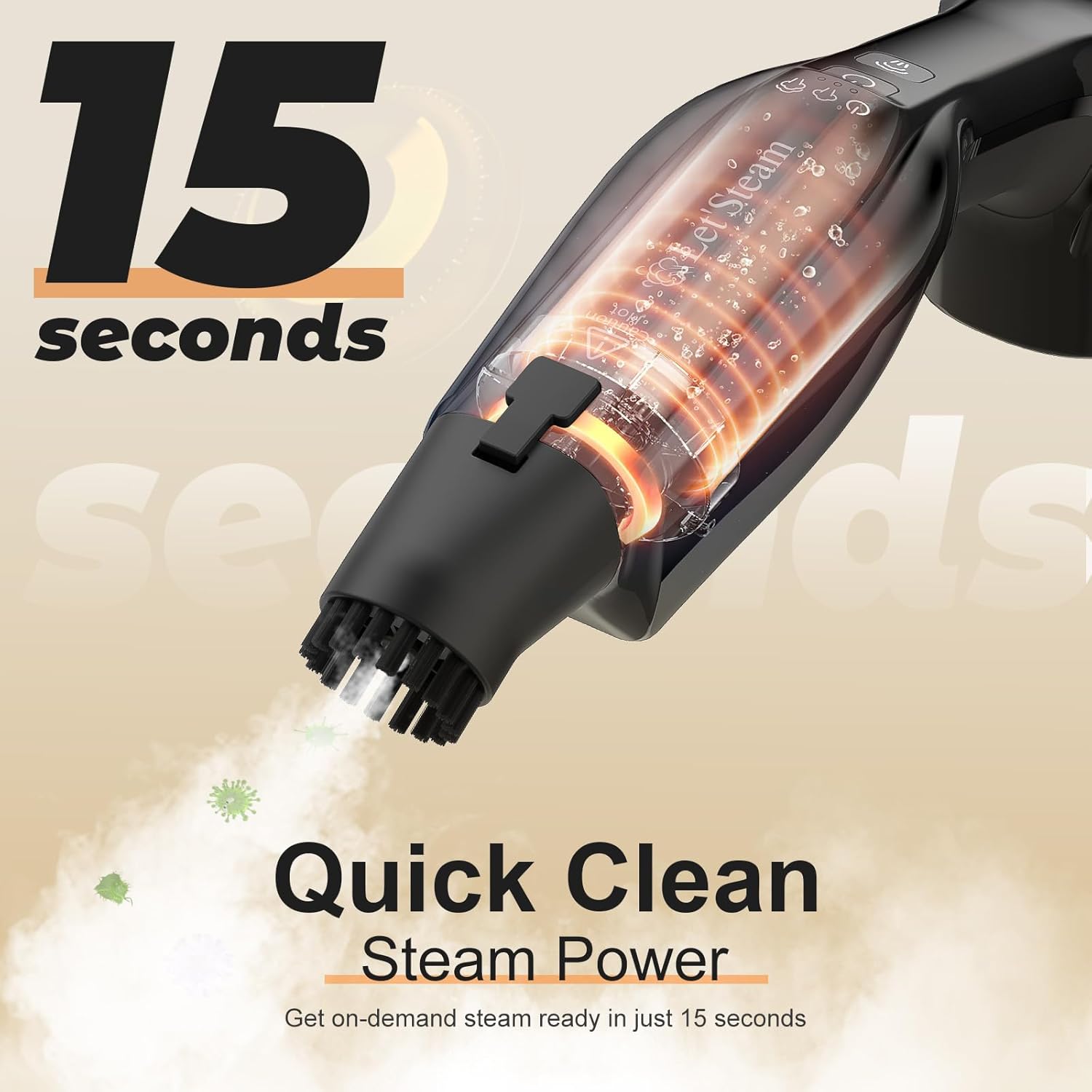 17 Accessories Steam Mop V700233