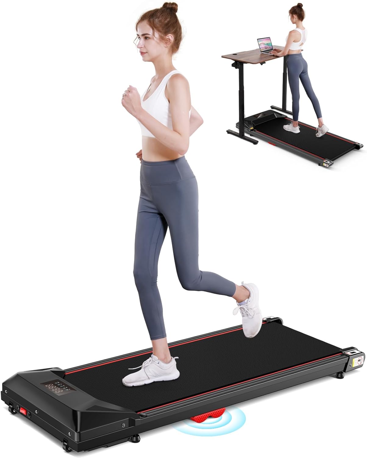 3 in 1 Portable Under Desk Treadmill, 320 lbs Capacity M794