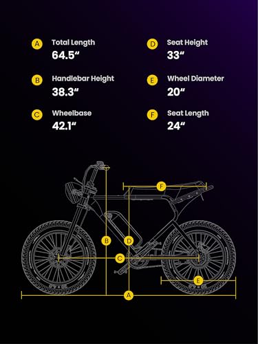 750W Electric Bike 20"x4" Fat Tires M95144