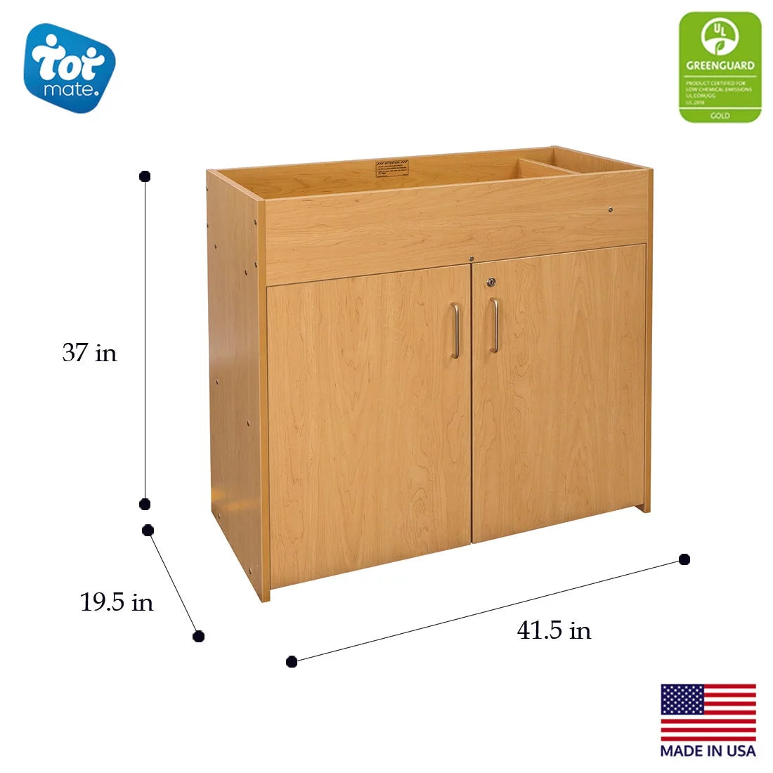 Maple Wood Infant Diaper Changing Table R458623