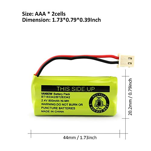 2.4V 800mAh Ni-MH Battery Pack (Pack 2) B124