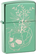 High Polish Green Pocket Lighter R277