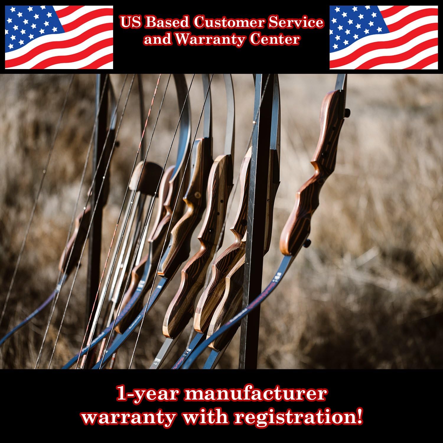 48" Takedown Recurve Bow T5395