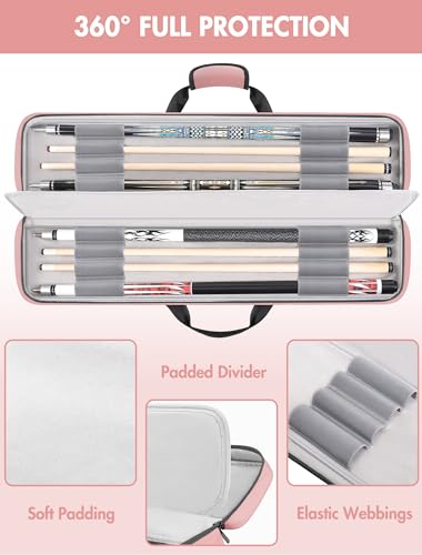 4x5 Pool Cue Case with Adjustable Shoulder Straps A1837