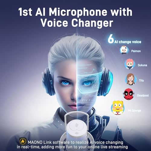 Wireless Microphone with 3-Level Noise Cancellation USB Mic X219026