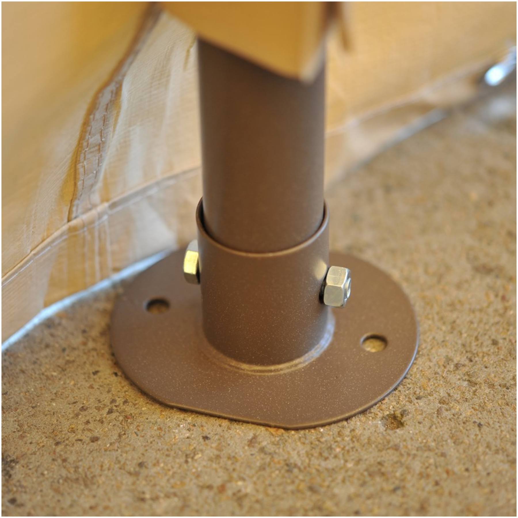 10 x 20 ft Heavy Duty Beige Carport Canopy S504