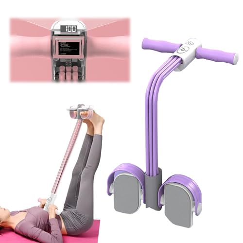 Multifunctional Pedal Puller Resistance Rope with 6-Tube Rope J3953